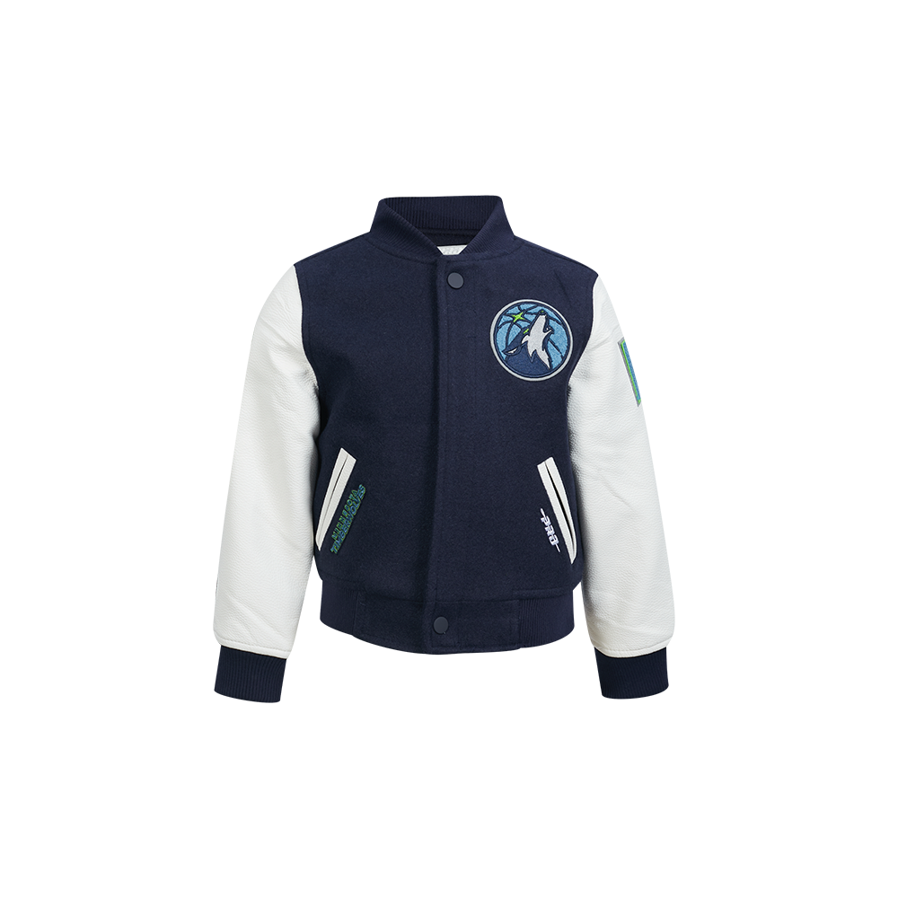 CHAMARRA UNIVERSITARIA NBA MINNESOTA TIMBERWOLVES CLASSIC CHENILLE PARA BEBÉ NIÑO