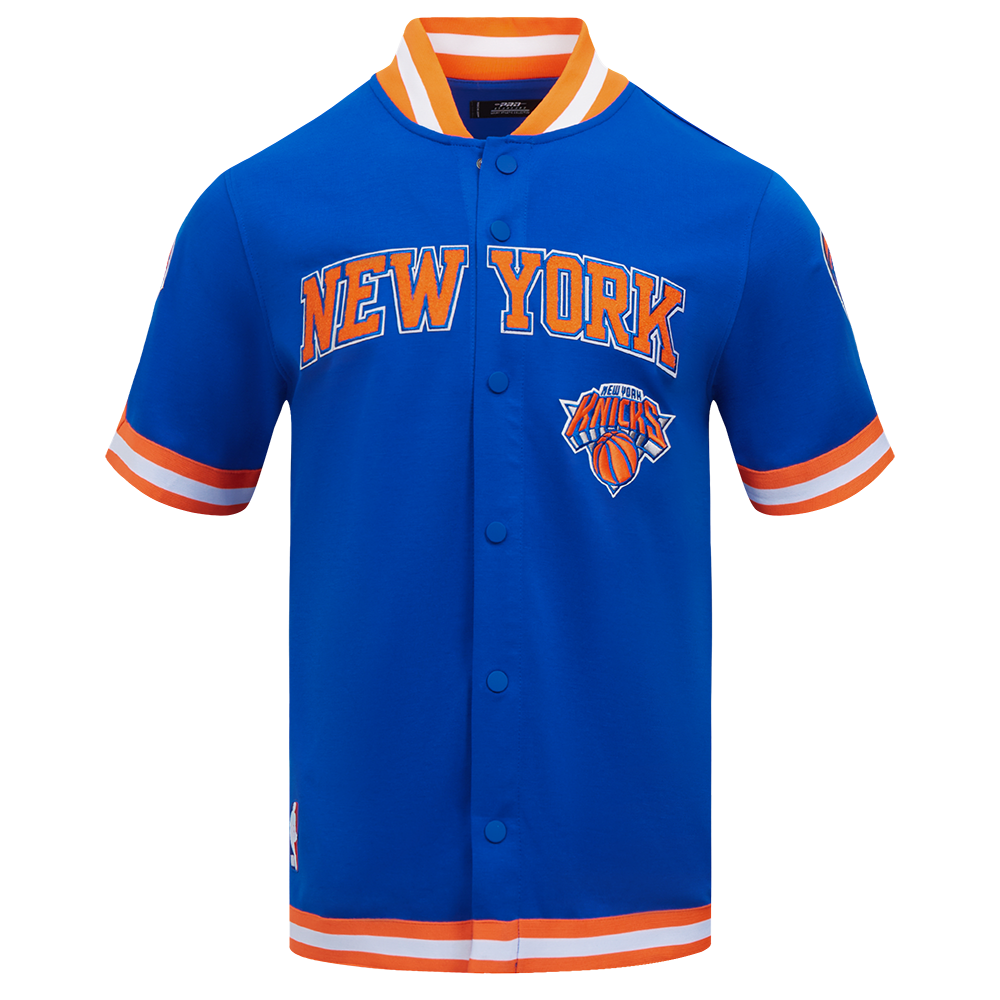 SOBRECAMISA DE MANGA CORTA NBA NEW YORK KNICKS CLASSIC CHENILLE