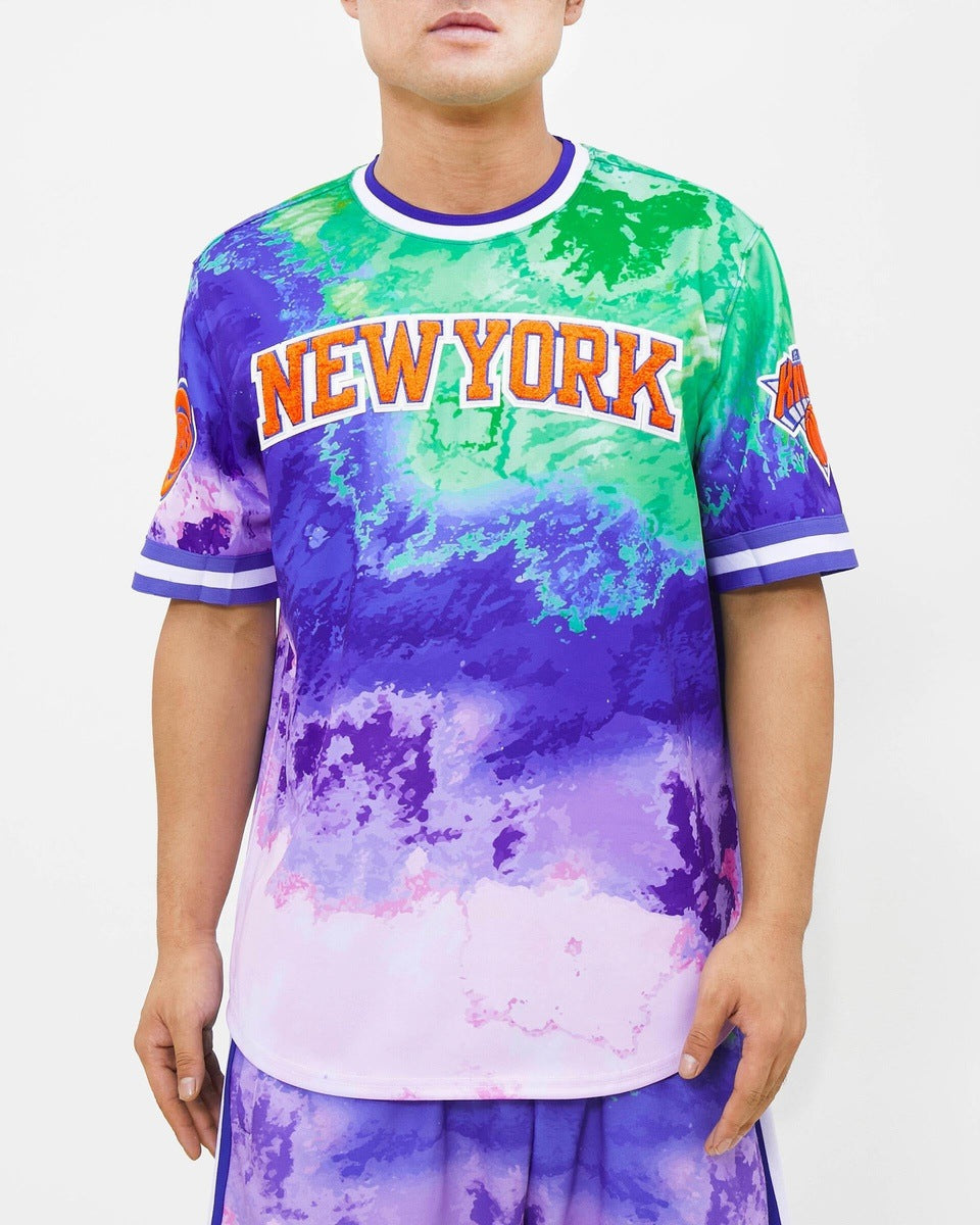 PLAYERA NBA NEW YORK KNICKS DIP DYE