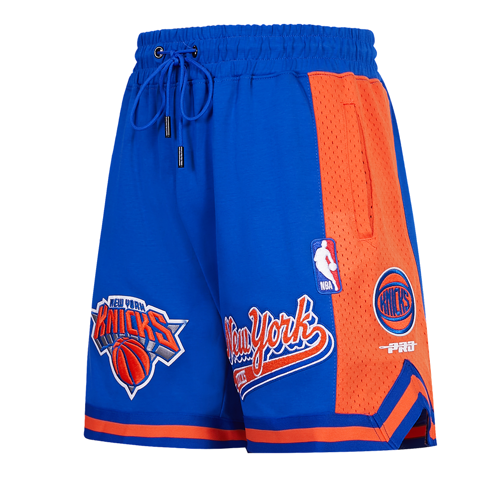 SHORTS DE BASKETBALL NBA NEW YORK KNICKS SCRIPT TAIL