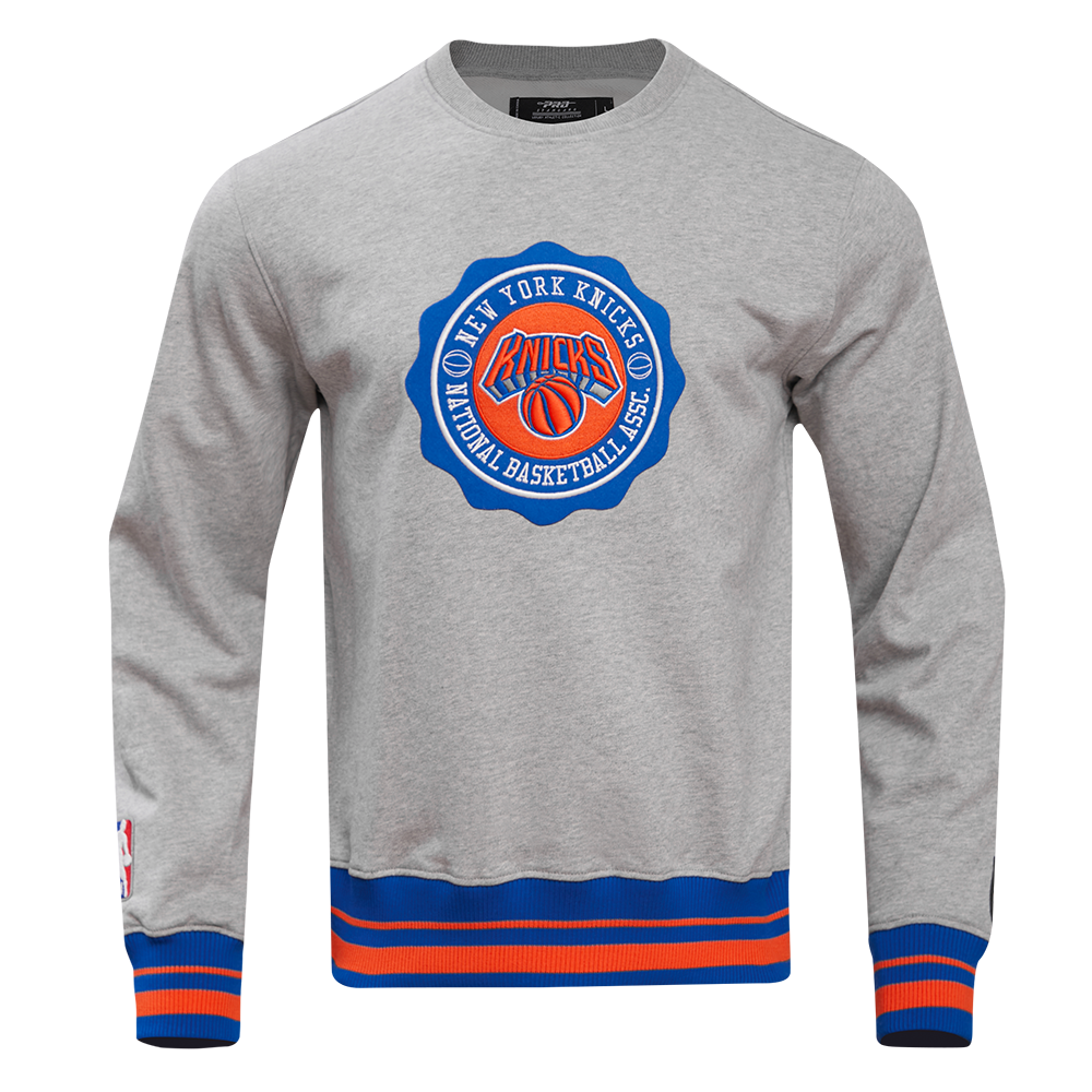 SUDADERA DE CUELLO REDONDO NBA NEW YORK KNICKS CREST EMBLEM