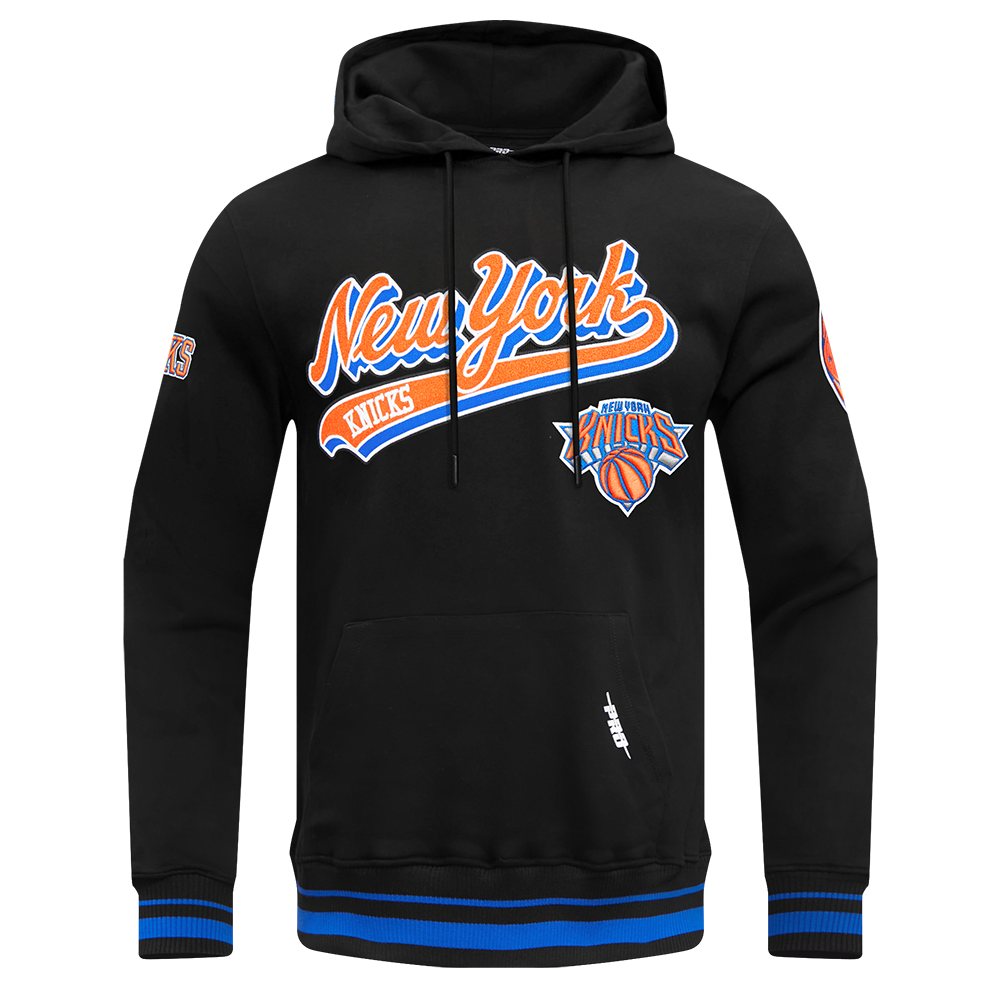 SUDADERA CON GORRO NBA NEW YORK KNICKS SCRIPT TAIL