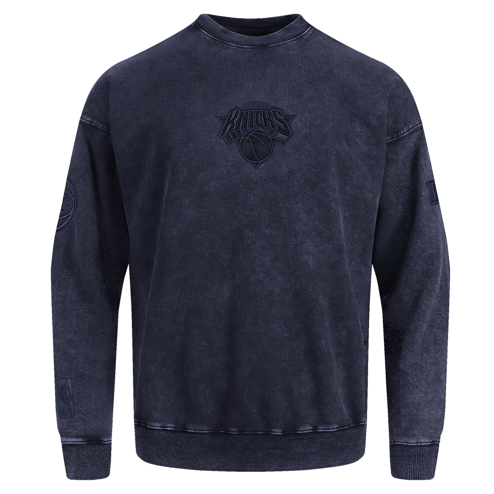 SUDADERA DE CUELLO REDONDO NBA NEW YORK KNICKS WASHED CLASSIC PARA HOMBRE