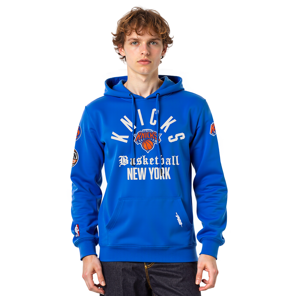SUDADERA CON GORRO NBA NEW YORK KNICKS MODERN ORIGINALS