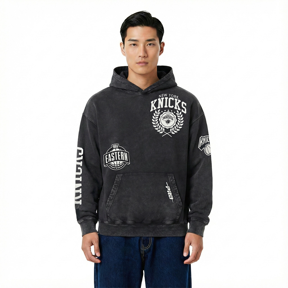 SUDADERA CON GORRO NBA NEW YORK KNICKS STREET TEAM