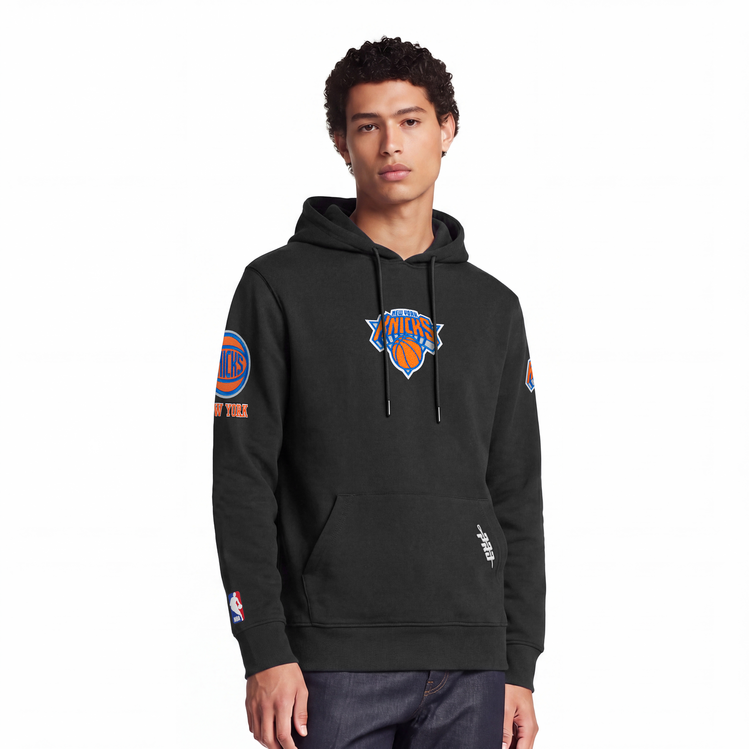 SUDADERA CON GORRO NBA NEW YORK KNICKS CLASSIC CHENILLE