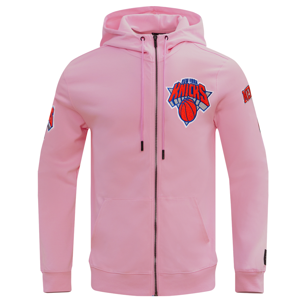 SUDADERA CON CIERRE NBA NEW YORK KNICKS CLASSIC CHENILLE