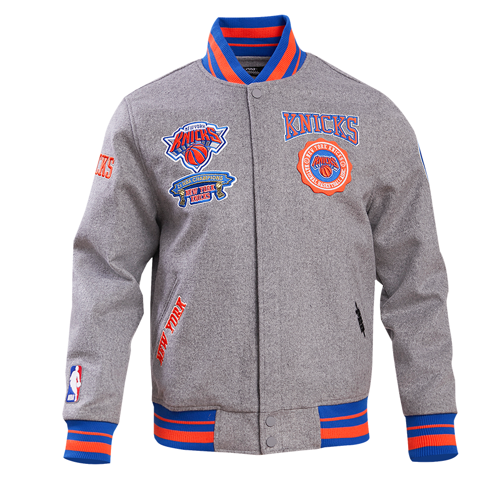 CHAMARRA UNIVERSITARIA NBA NEW YORK KNICKS CREST EMBLEM
