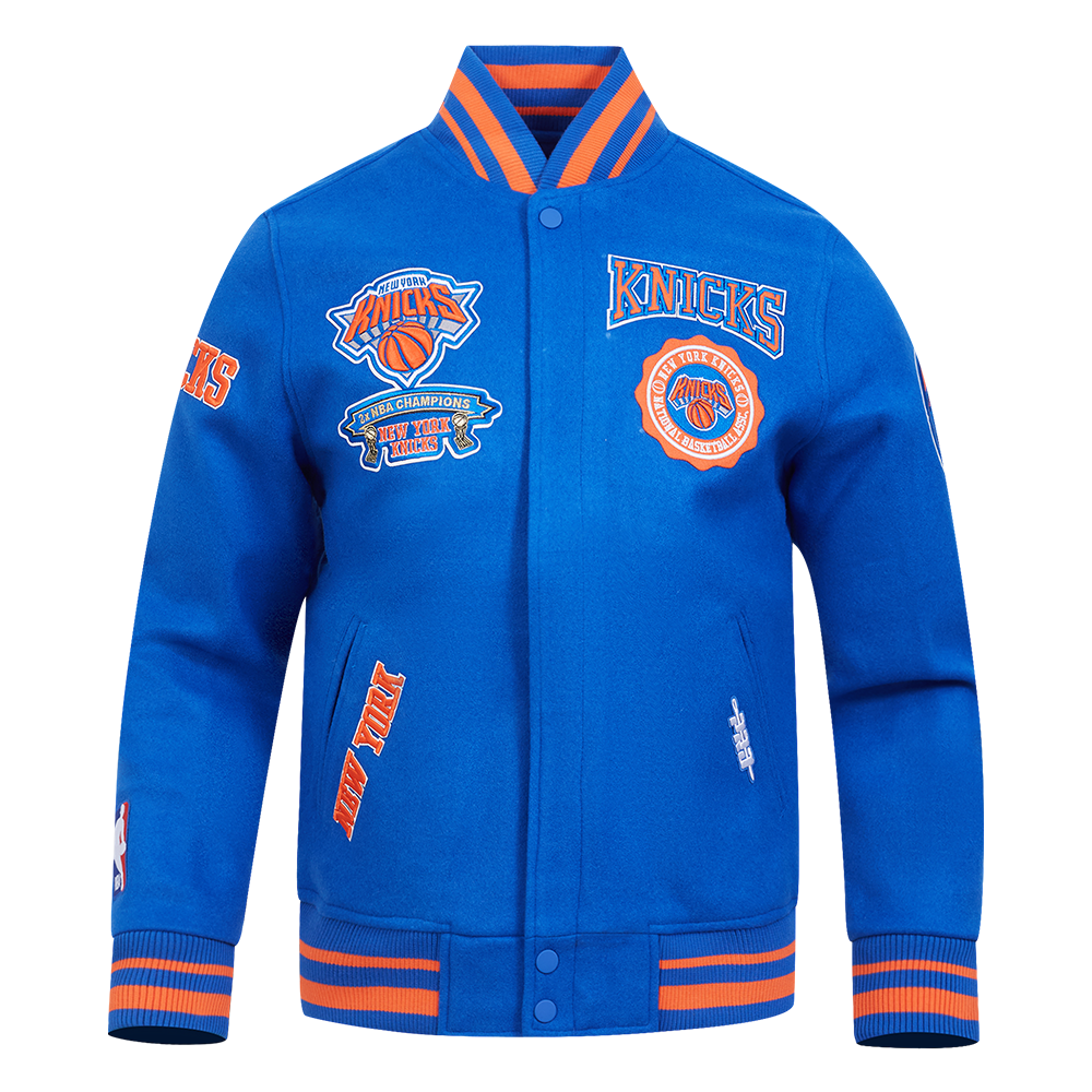 CHAMARRA UNIVERSITARIA NBA NEW YORK KNICKS CREST EMBLEM