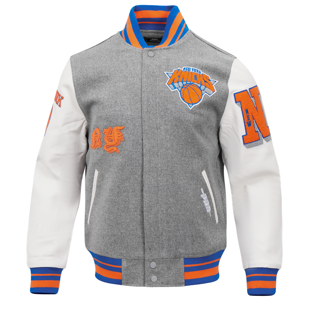 CHAMARRA UNIVERSITARIA NBA NEW YORK KNICKS OLD ENGLISH