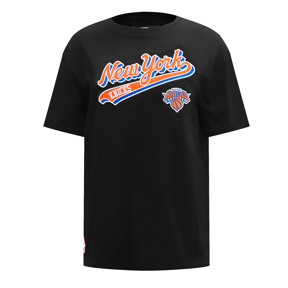 PLAYERA BOYFRIEND NBA NEW YORK KNICKS SCRIPT TAIL PARA MUJER