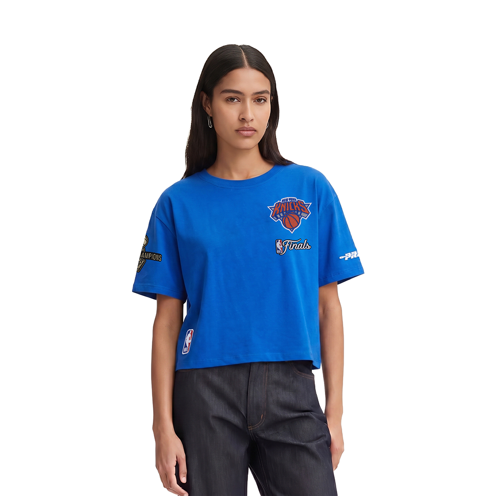 PLAYERA NBA NEW YORK KNICKS NBA FINALS 2026 PARA MUJER