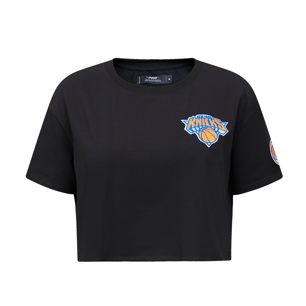 PLAYERA CROP NBA NEW YORK KNICKS CLASSIC ESSENTIALS PARA MUJER