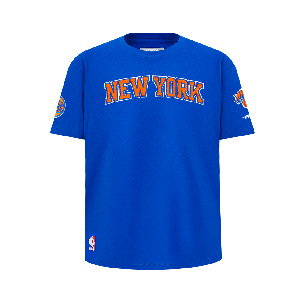 PLAYERA NBA NEW YORK KNICKS CLASSIC CHENILLE PARA NIÑO JUNIOR