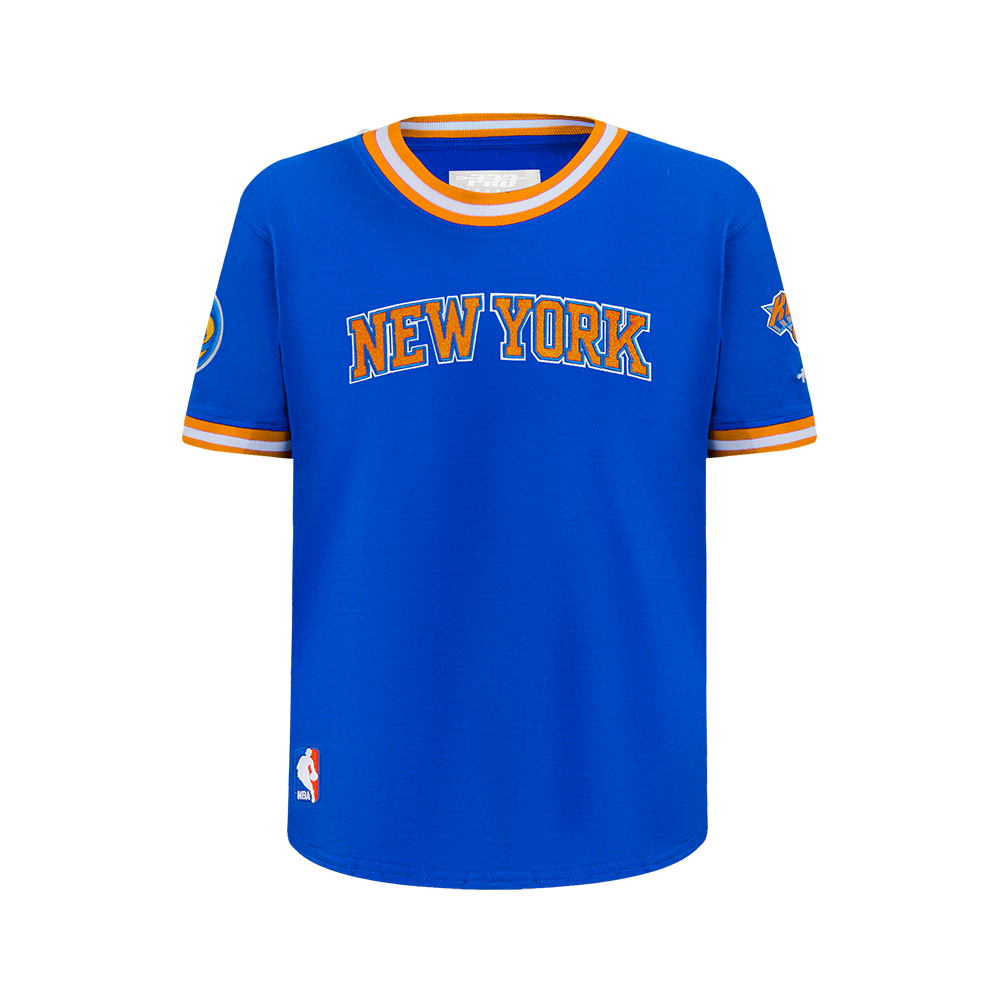 PLAYERA NBA NEW YORK KNICKS CLASSIC CHENILLE PARA NIÑO JUNIOR