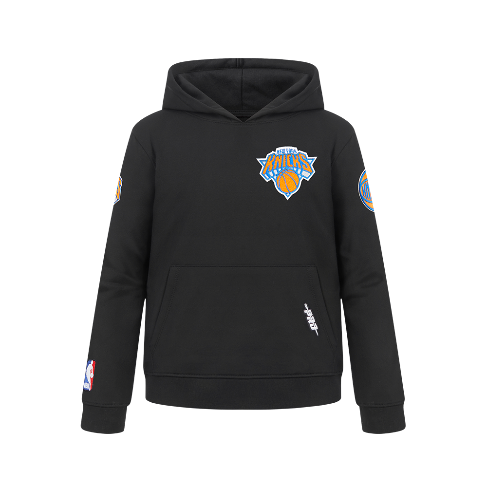 SUDADERA CON GORRO NBA NEW YORK KNICKS CLASSIC CHENILLE PARA NIÑO JUNIOR