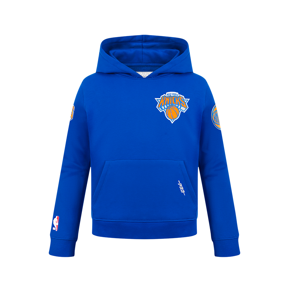 SUDADERA CON GORRO NBA NEW YORK KNICKS CLASSIC CHENILLE PARA NIÑO JUNIOR
