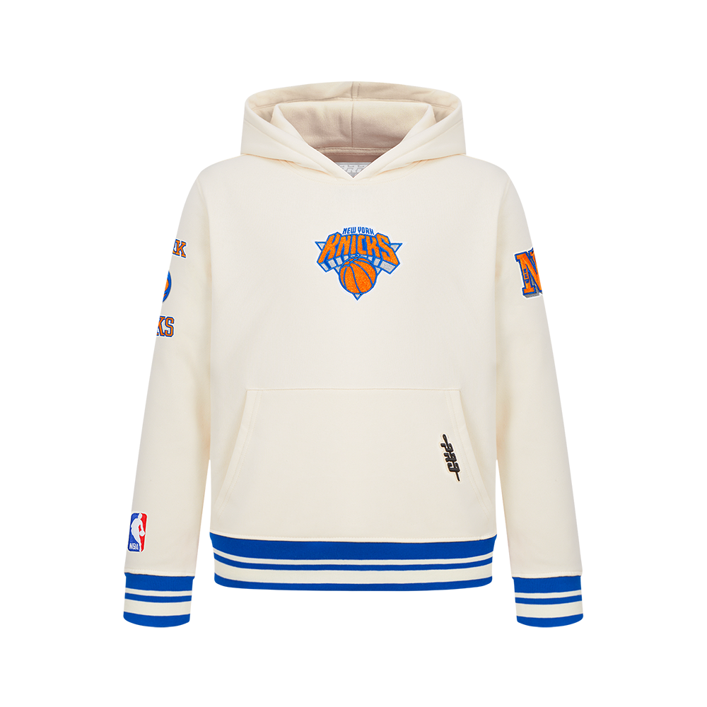 SUDADERA CON GORRO NBA NEW YORK KNICKS RETRO CLASSICS PARA NIÑO JUNIOR
