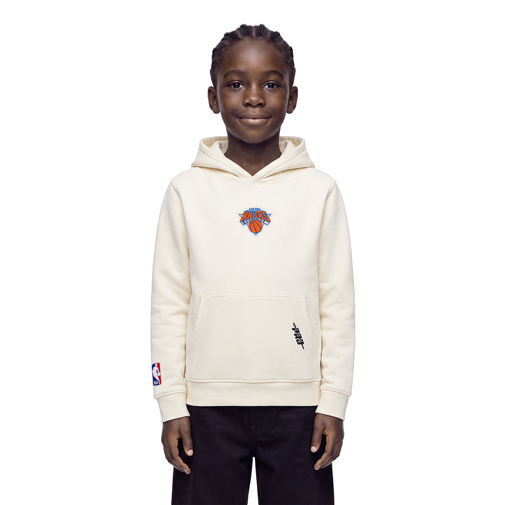 SUDADERA CON GORRO NBA NEW YORK KNICKS CLASSIC ICON PARA NIÑO JUNIOR