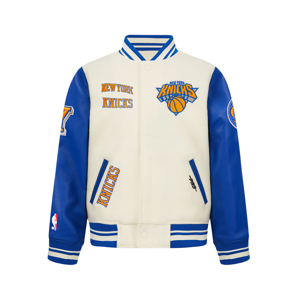 CHAMARRA UNIVERSITARIA NBA NEW YORK KNICKS RETRO CLASSICS PARA NIÑO JUNIOR
