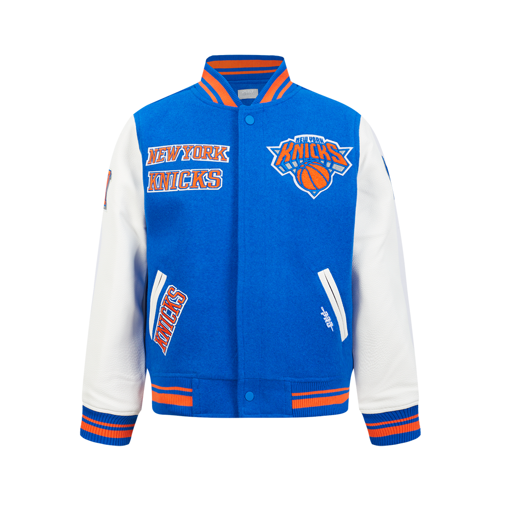 CHAMARRA UNIVERSITARIA NBA NEW YORK KNICKS RETRO CLASSICS PARA NIÑO JUNIOR