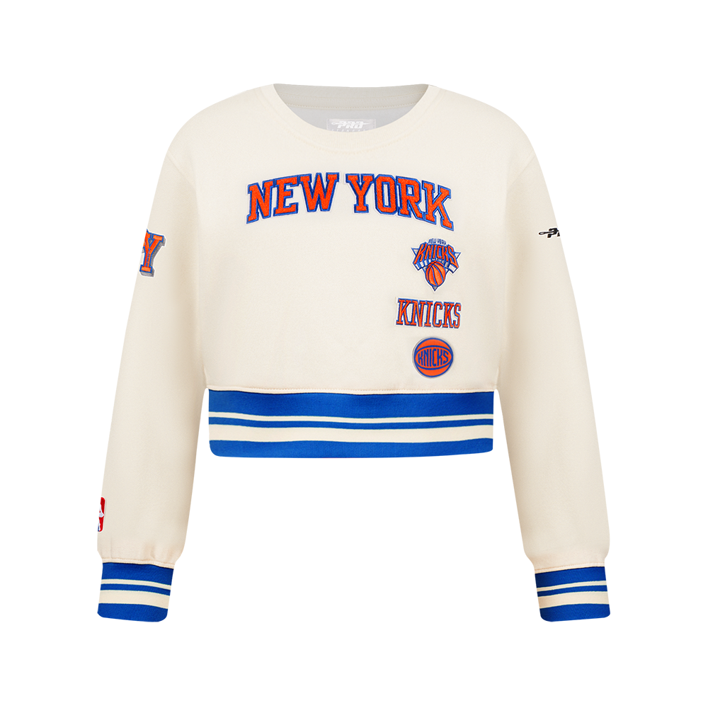 SUDADERA DE CUELLO REDONDO NBA NEW YORK KNICKS RETRO CLASSICS PARA NIÑA JUNIOR