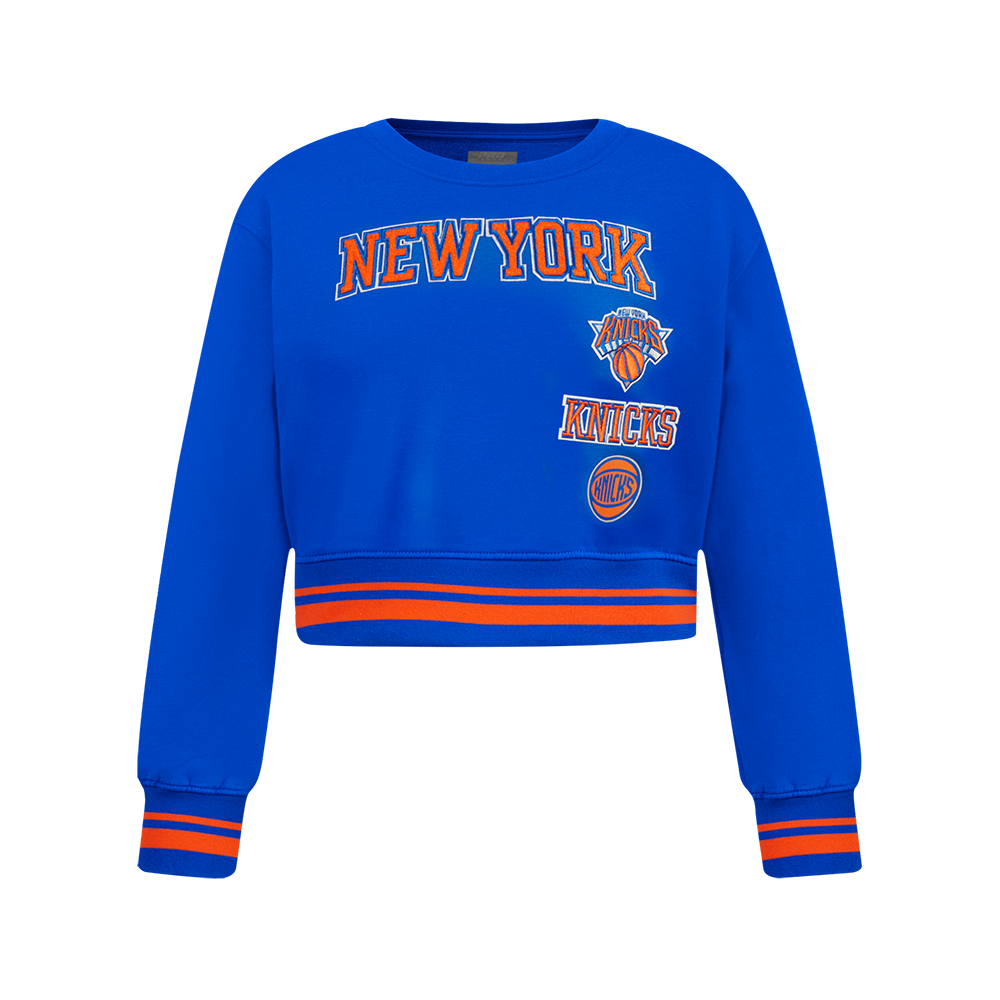 SUDADERA DE CUELLO REDONDO NBA NEW YORK KNICKS RETRO CLASSICS PARA NIÑA JUNIOR