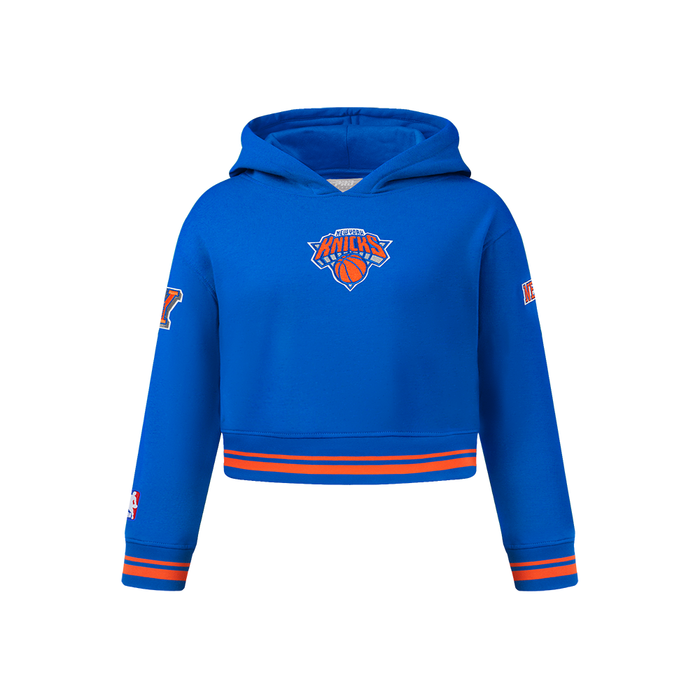 SUDADERA CON GORRO NBA NEW YORK KNICKS RETRO CLASSICS PARA NIÑA JUNIOR