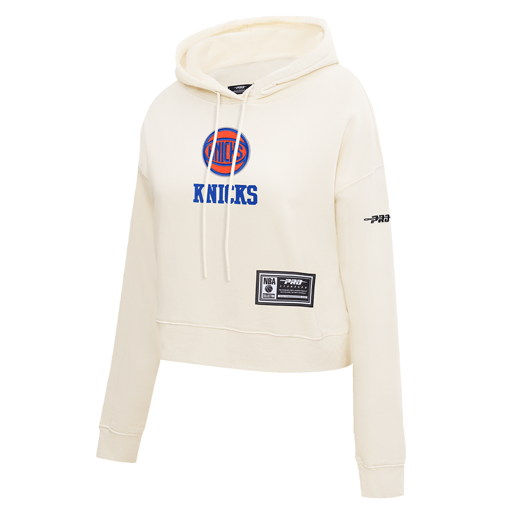 SUDADERA CON GORRO NBA NEW YORK KNICKS MODERN ORIGINALS PARA MUJER