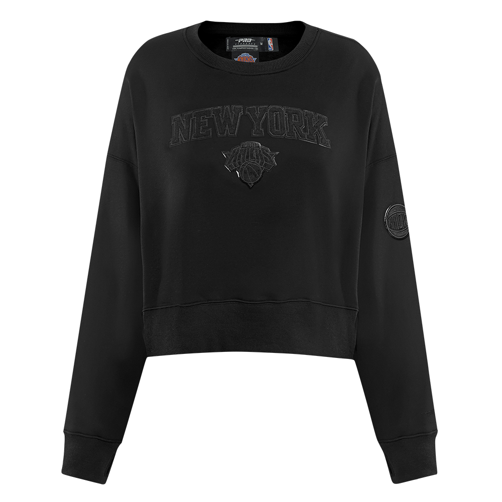 SUDADERA DE CUELLO REDONDO NBA NEW YORK KNICKS CLASSIC 3BK PARA MUJER