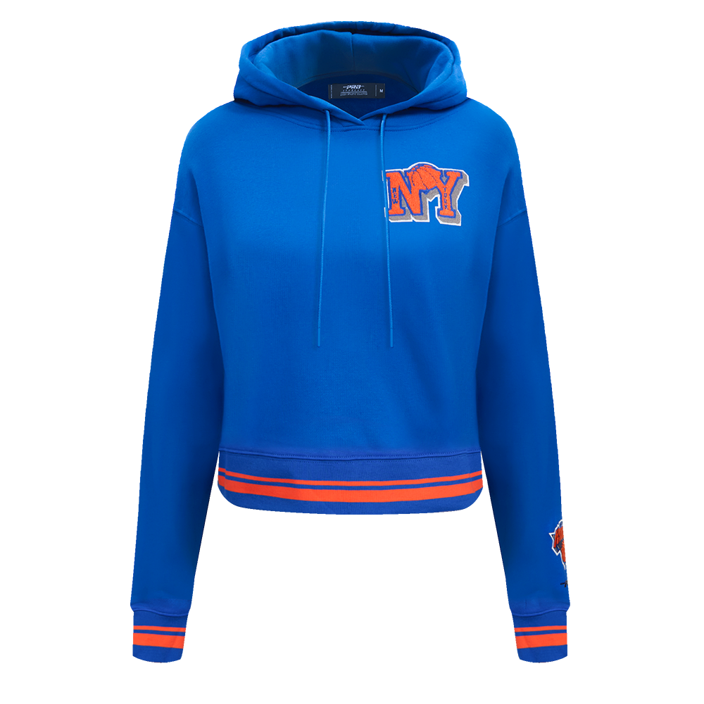 SUDADERA CON GORRO NBA NEW YORK KNICKS MASH UP PARA MUJER