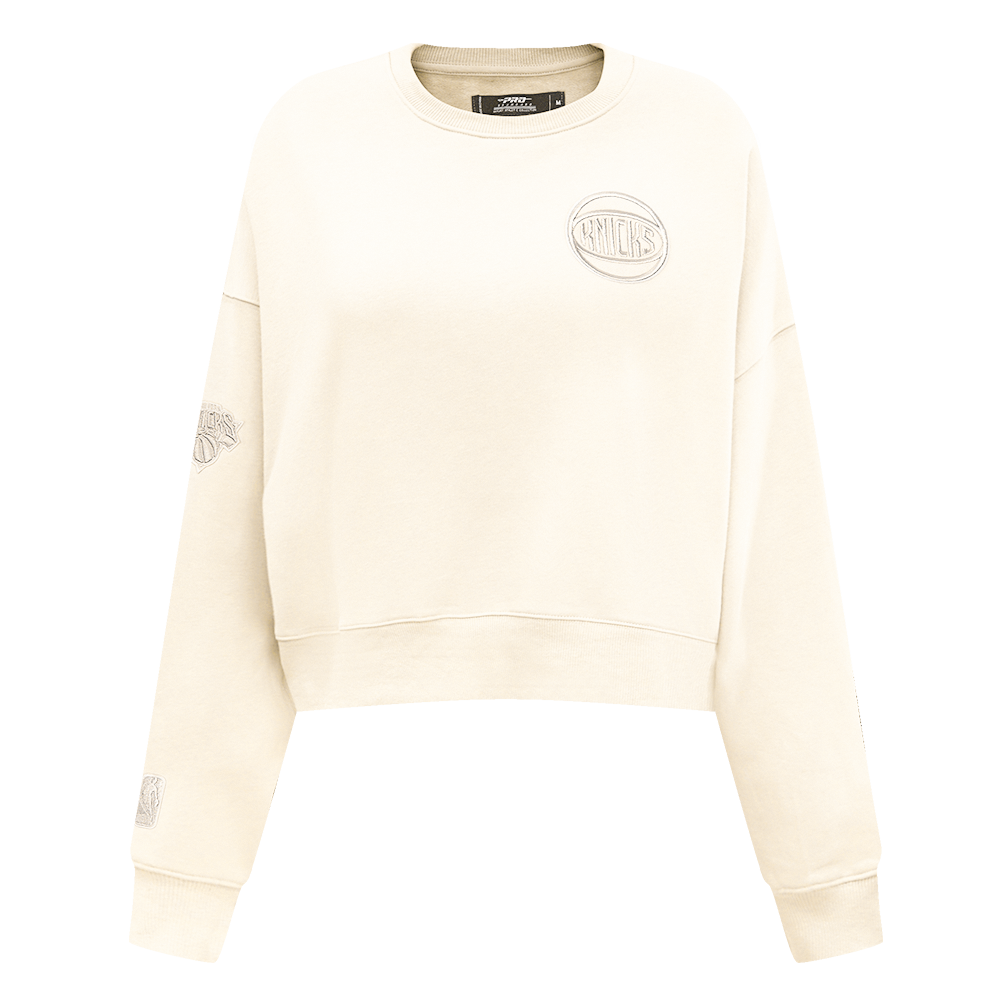 SUDADERA DE CUELLO REDONDO NBA NEW YORK KNICKS NEUTRAL PARA MUJER