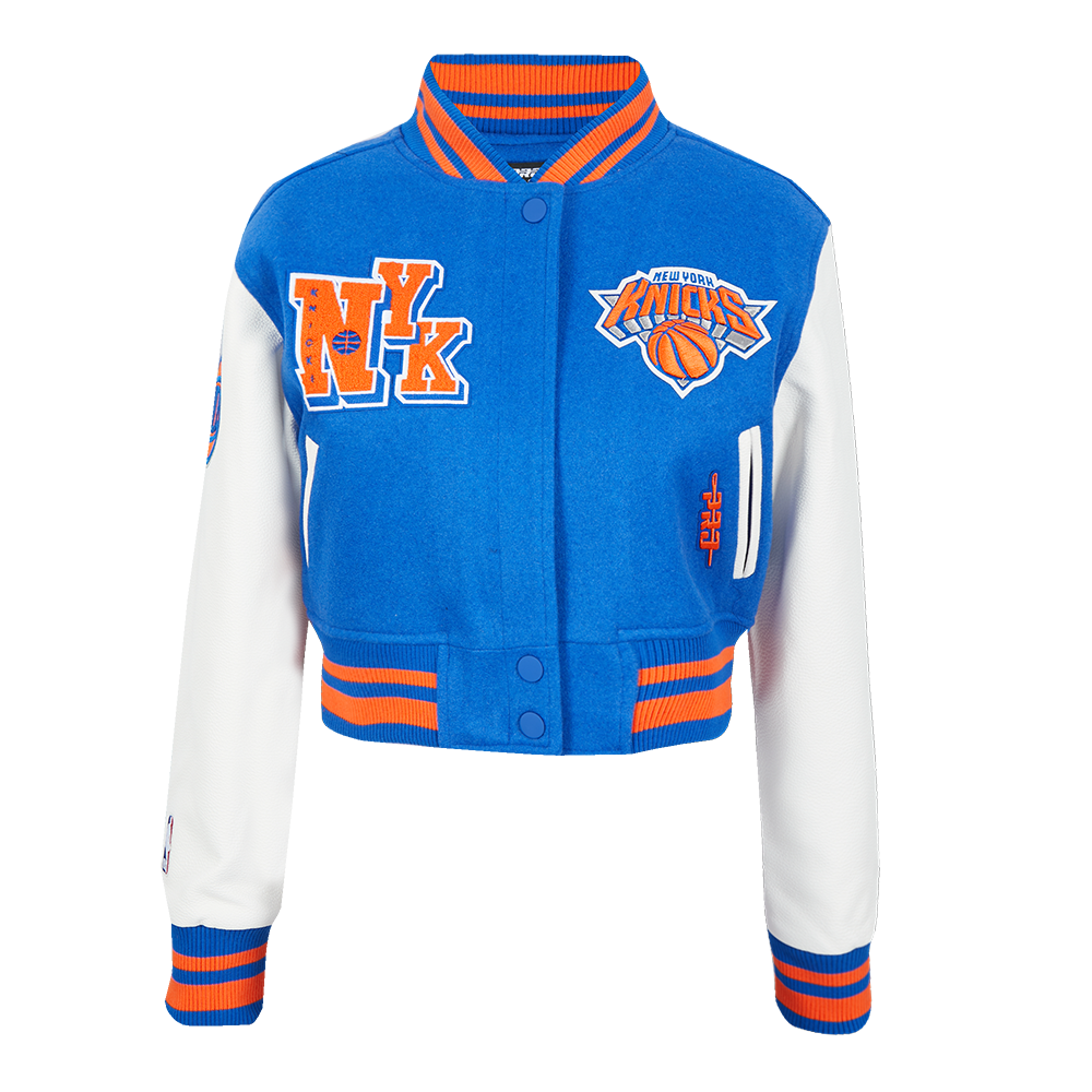 CHAMARRA UNIVERSITARIA NBA NEW YORK KNICKS BEST OF PARA MUJER