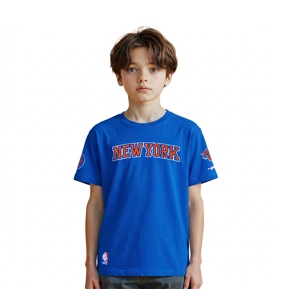 PLAYERA NBA NEW YORK KNICKS CLASSIC CHENILLE PARA NIÑO