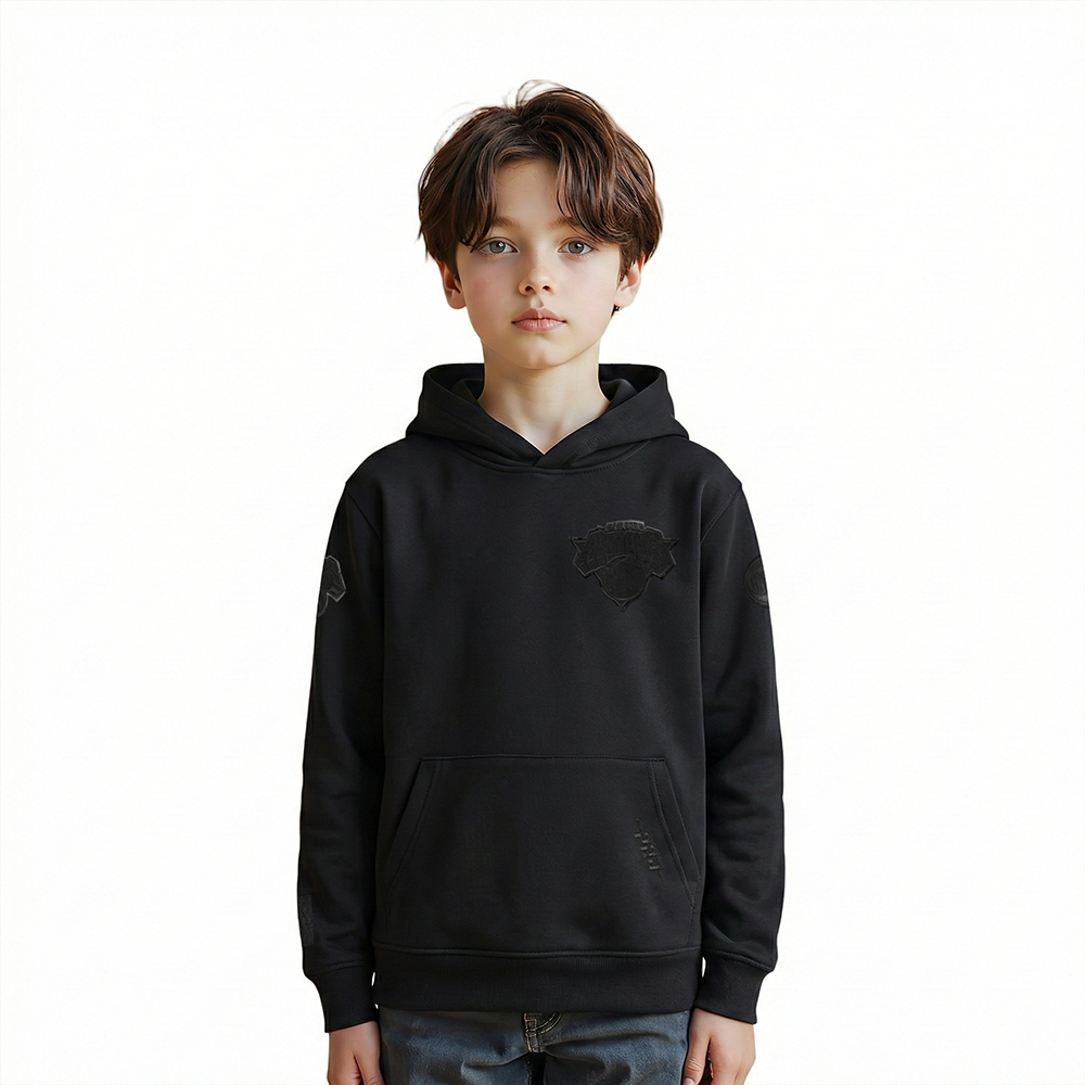 SUDADERA CON GORRO NBA NEW YORK KNICKS CLASSIC 3BK PARA NIÑO