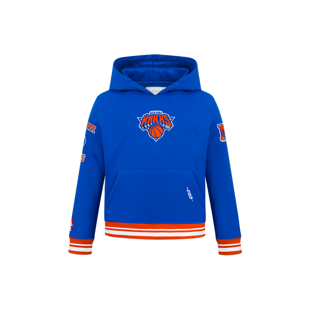 SUDADERA CON GORRO NBA NEW YORK KNICKS RETRO CLASSICS PARA NIÑO