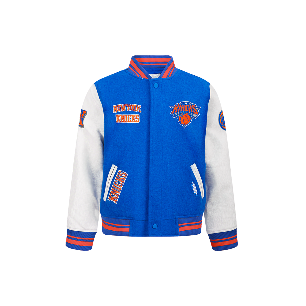 CHAMARRA UNIVERSITARIA NBA NEW YORK KNICKS RETRO CLASSICS PARA NIÑO