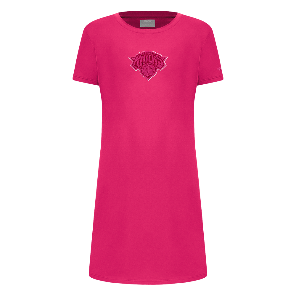 VESTIDO NBA NEW YORK KNICKS CLASSIC TRIPLE PINK PARA NIÑA