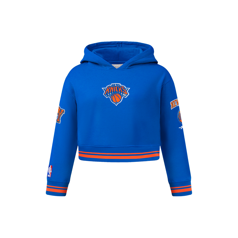 SUDADERA CON GORRO NBA NEW YORK KNICKS RETRO CLASSICS PARA NIÑA