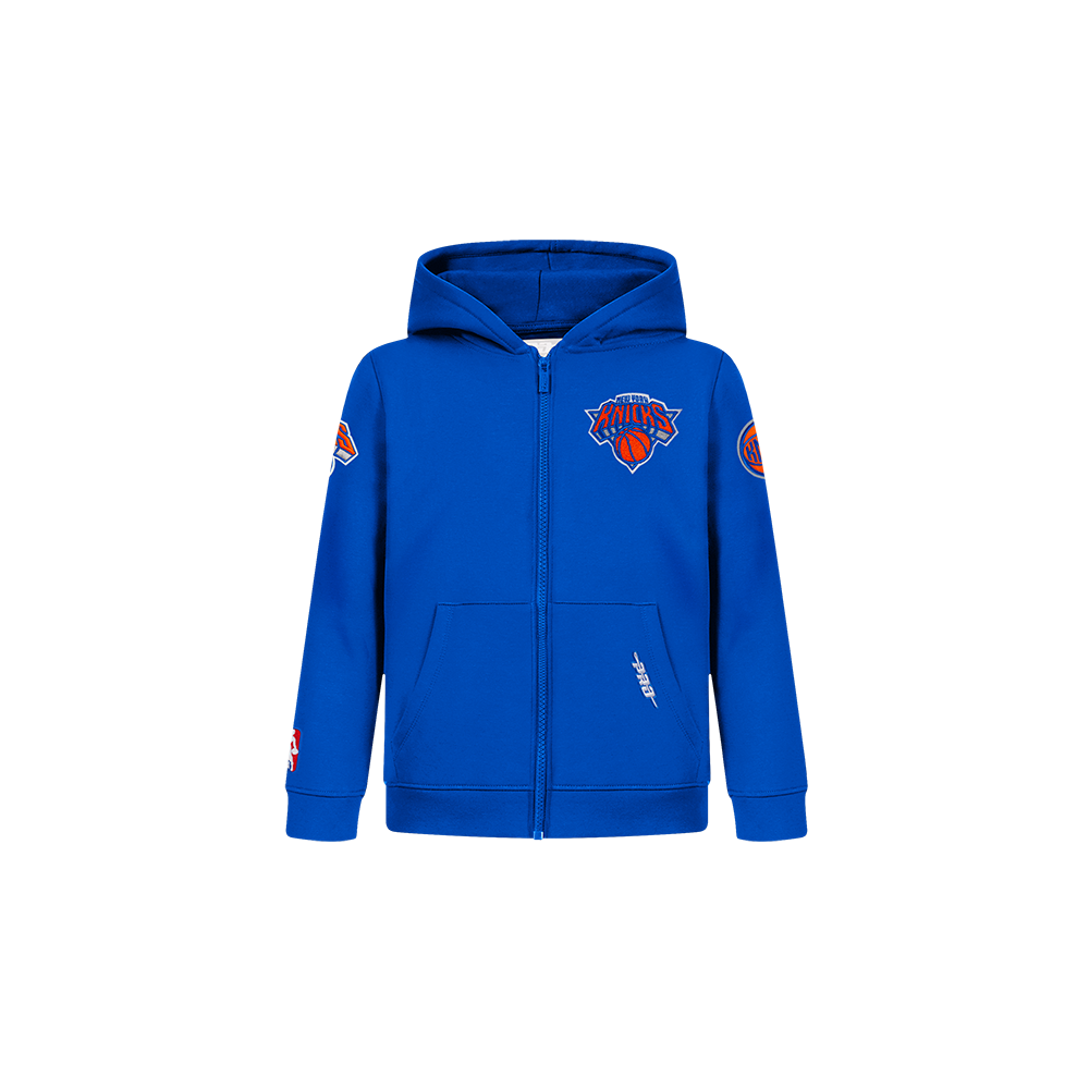 SUDADERA CON CIERRE NBA NEW YORK KNICKS CLASSIC CHENILLE PARA BEBÉ NIÑO