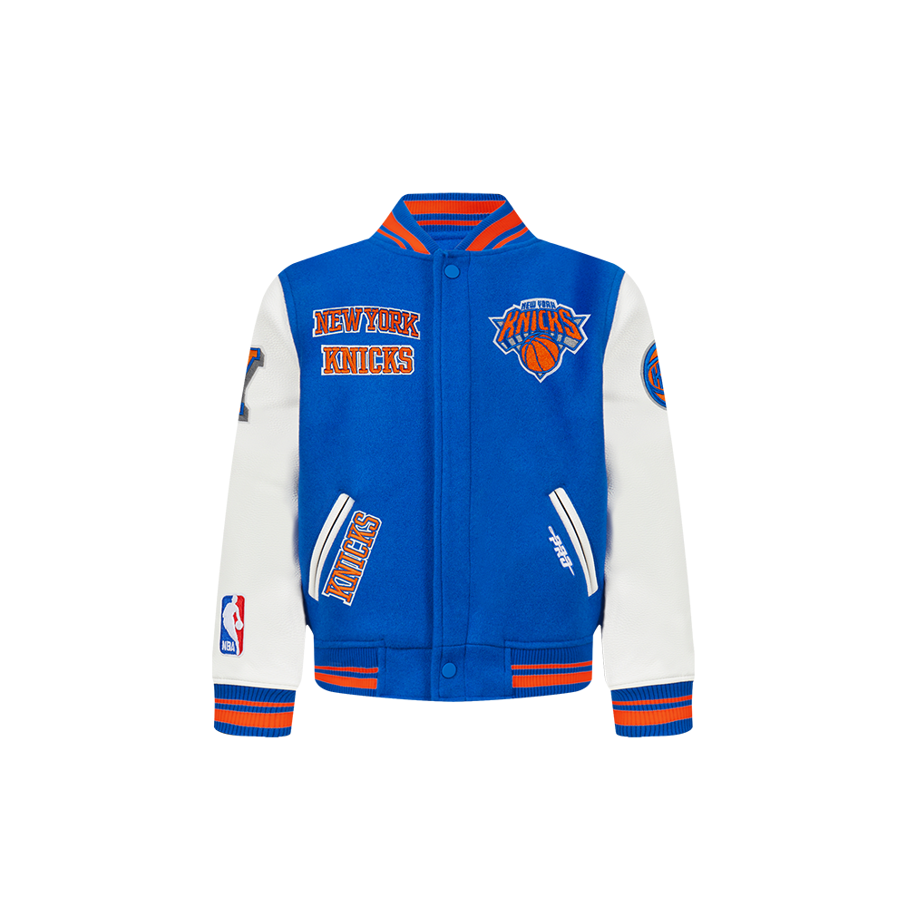CHAMARRA UNIVERSITARIA NBA NEW YORK KNICKS RETRO CLASSICS PARA BEBÉ NIÑO