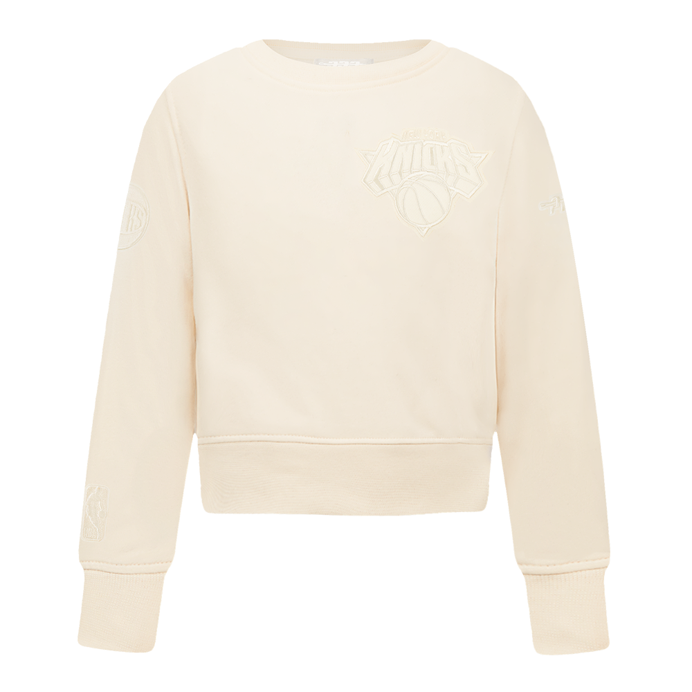 SUDADERA DE CUELLO REDONDO NBA NEW YORK KNICKS NEUTRAL PARA BEBÉ NIÑA