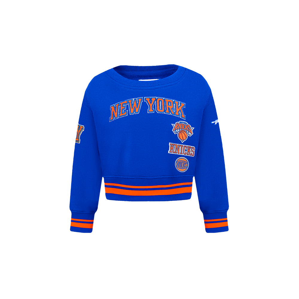 SUDADERA DE CUELLO REDONDO NBA NEW YORK KNICKS RETRO CLASSICS PARA BEBÉ NIÑA