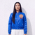 CHAMARRA DE SATIN NBA NEW YORK KNICKS TEAM CRYSTALLINE PARA MUJER