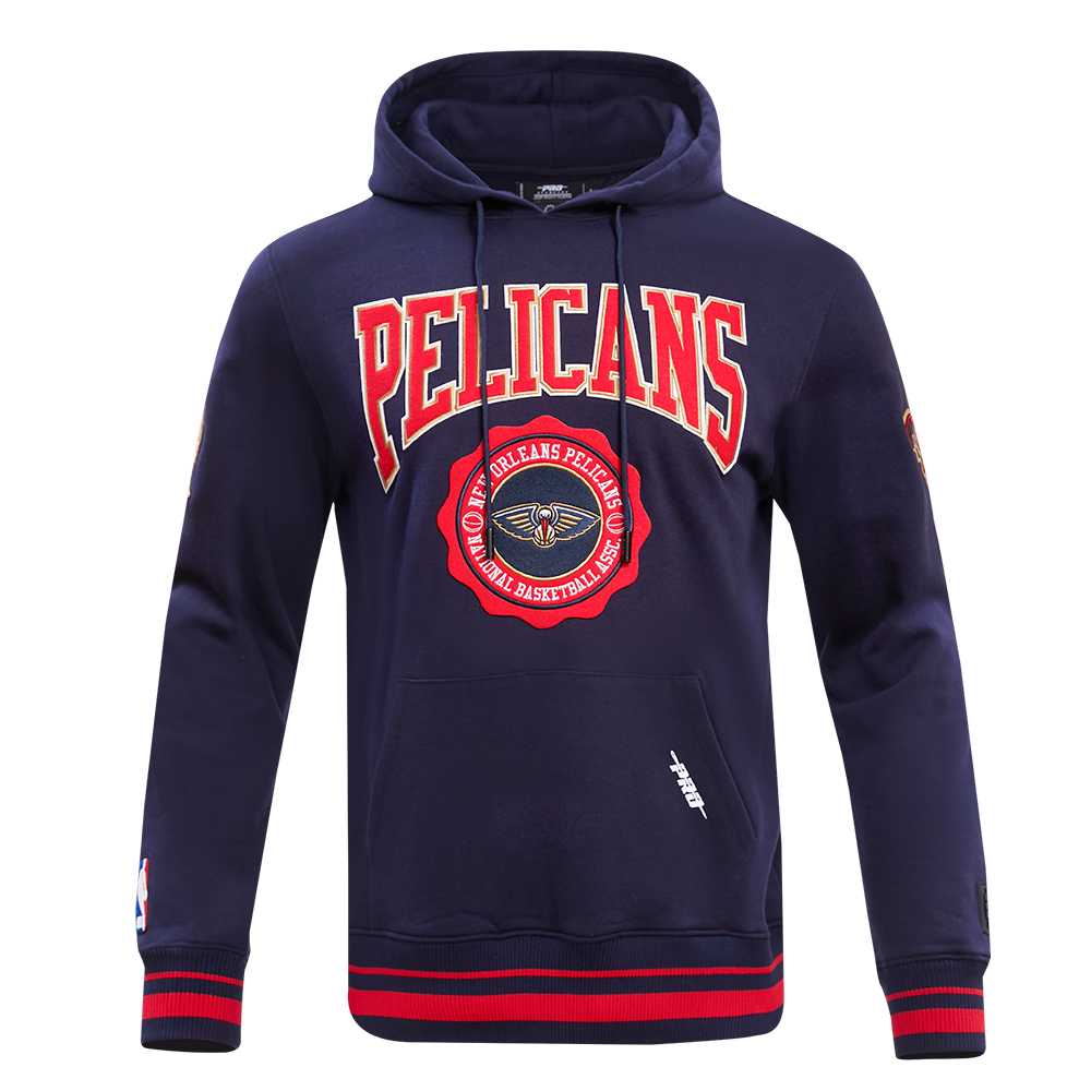 SUDADERA CON GORRO NBA NEW ORLEANS PELICANS CREST EMBLEM