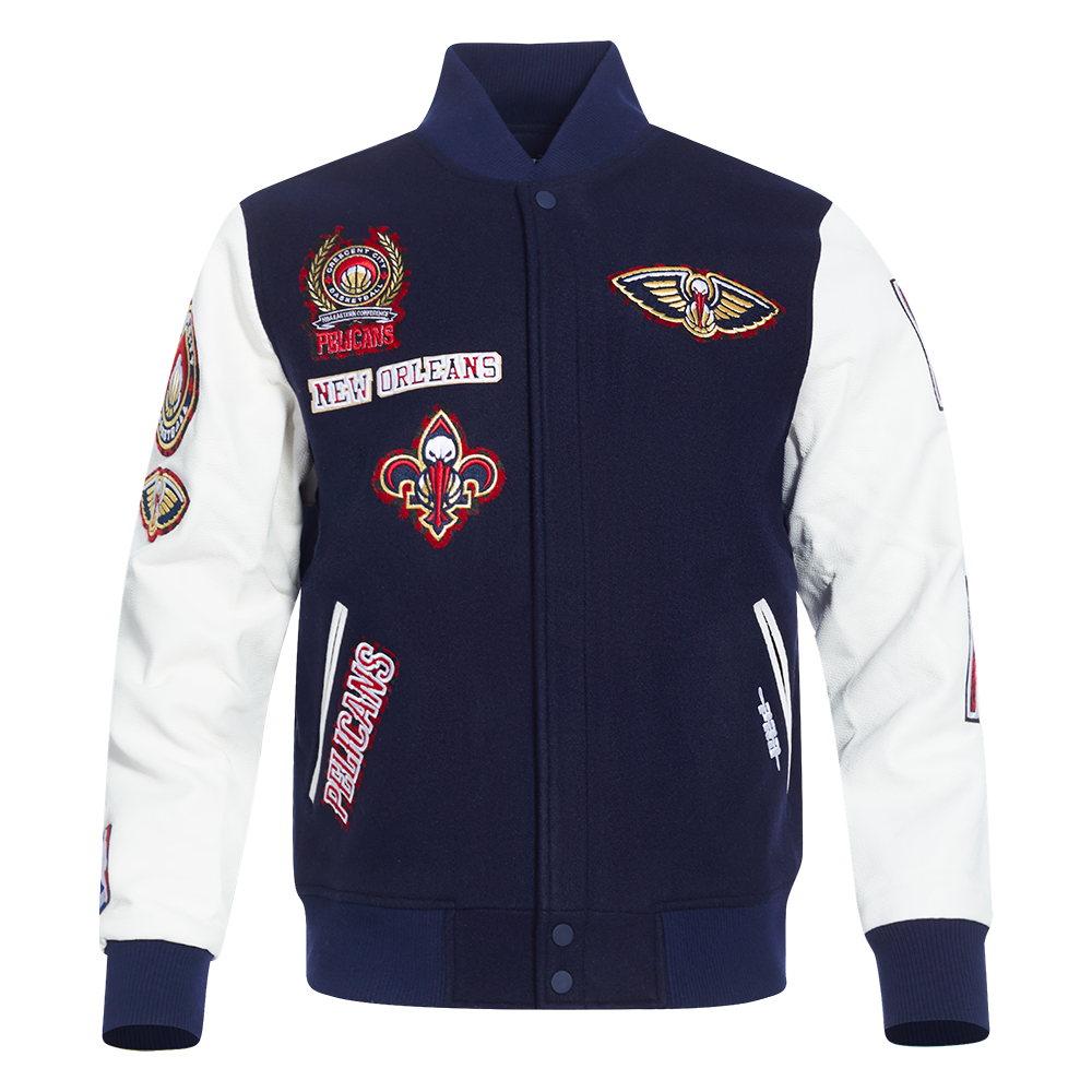 CHAMARRA UNIVERSITARIA NBA NEW ORLEANS PELICANS ANIMAL PRINT