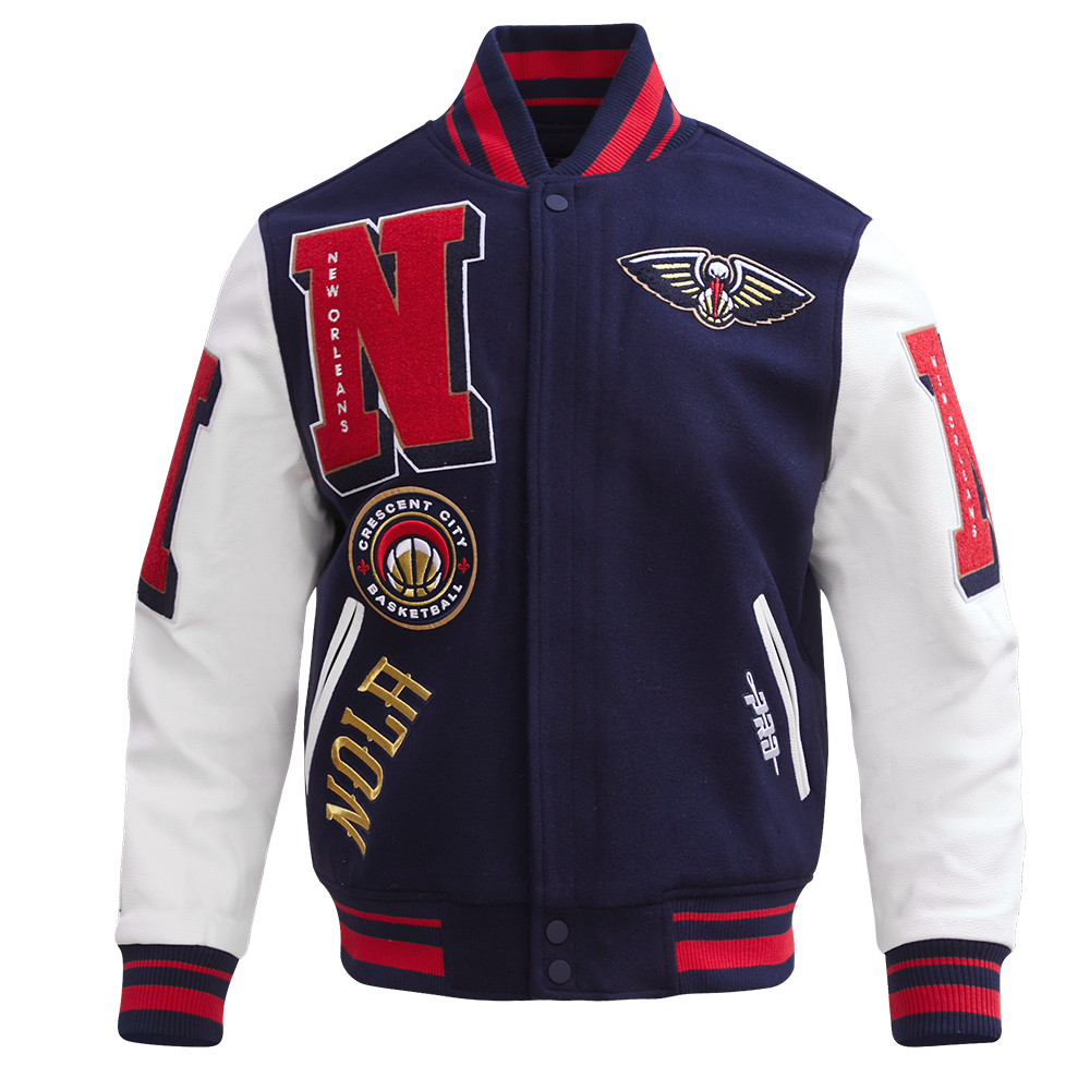 CHAMARRA UNIVERSITARIA NBA NEW ORLEANS PELICANS MASH UP