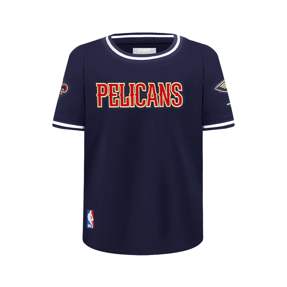 PLAYERA NBA NEW ORLEANS PELICANS CLASSIC CHENILLE PARA NIÑO JUNIOR