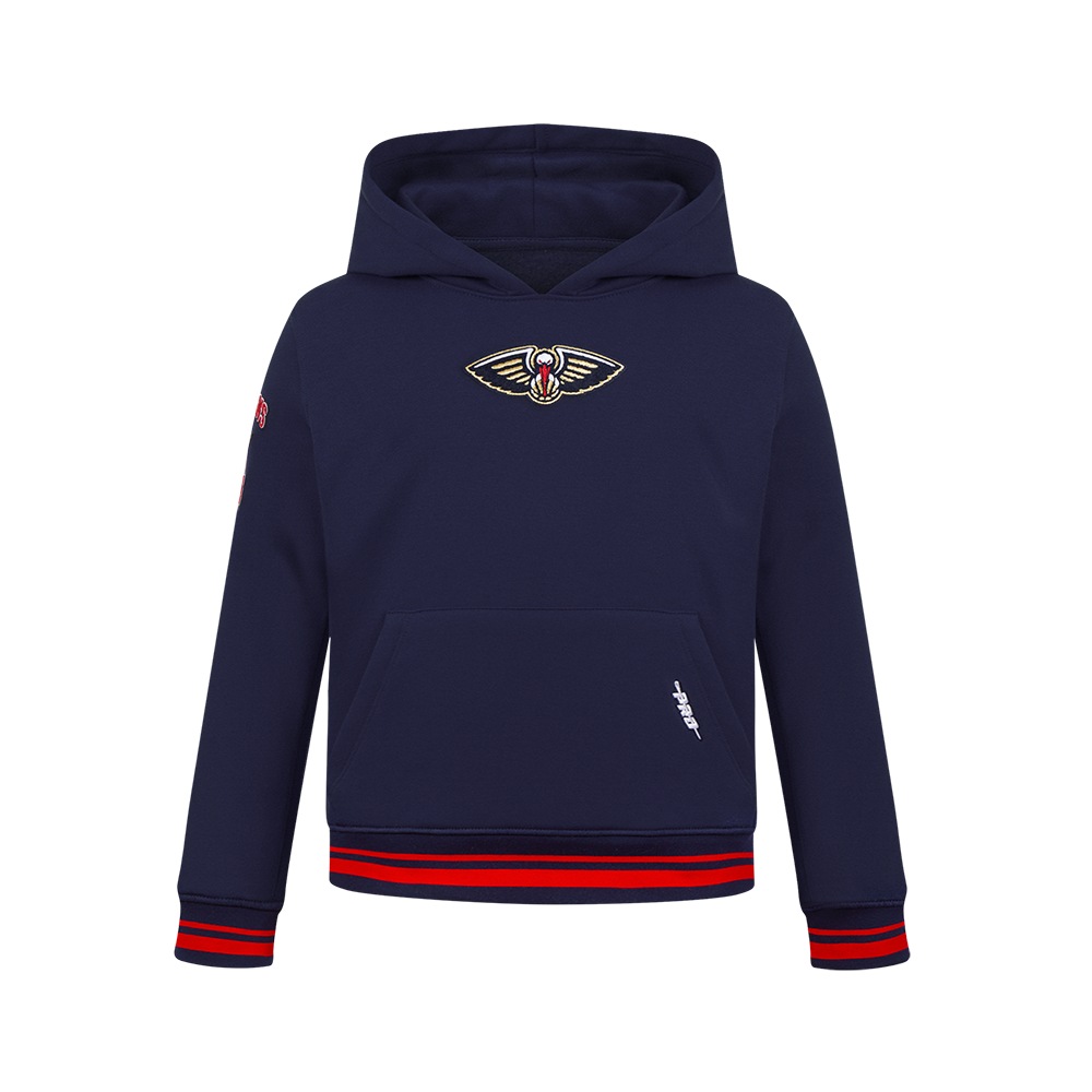 SUDADERA CON GORRO NBA NEW ORLEANS PELICANS RETRO CLASSICS PARA NIÑO JUNIOR
