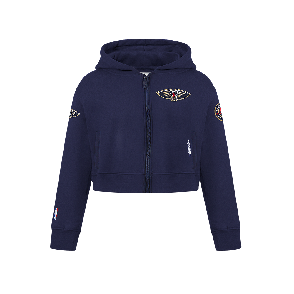 SUDADERA CON CIERRE NBA NEW ORLEANS PELICANS CLASSIC ESSENTIALS PARA NIÑA JUNIOR